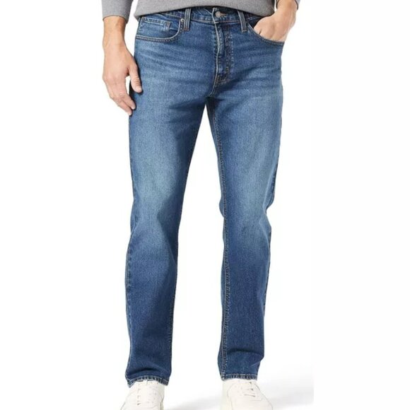 NWT W42 L30 Signature by Levi Strauss Men’s Athletic Fit Tapered Leg – Summit - Picture 1 of 6